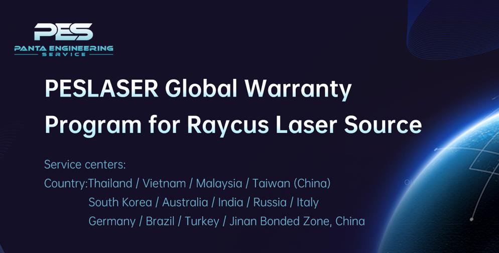 Programma di garanzia globale PESLASER per la sorgente laser Raycus
